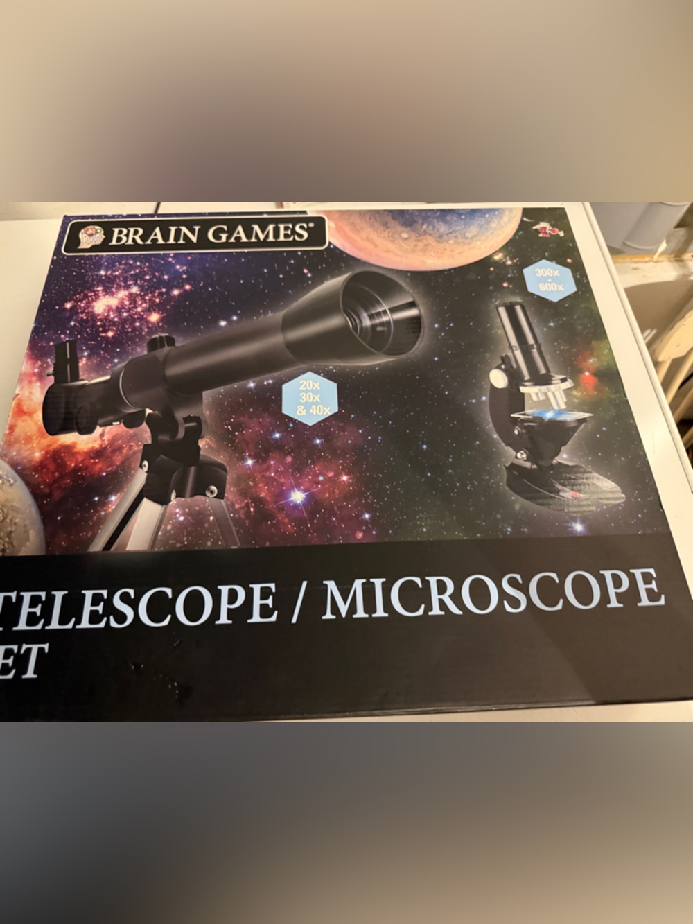 Kids Telescope & Microscope Set - Black